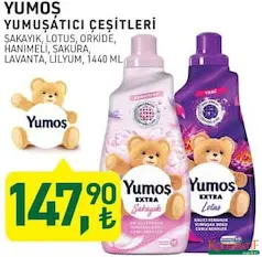 YUMOŞ YUMUŞATICI ÇEŞİTLERİ 1440 ML YUMOŞ YUMUŞATICI ÇEŞİTLERİ 1440 ML